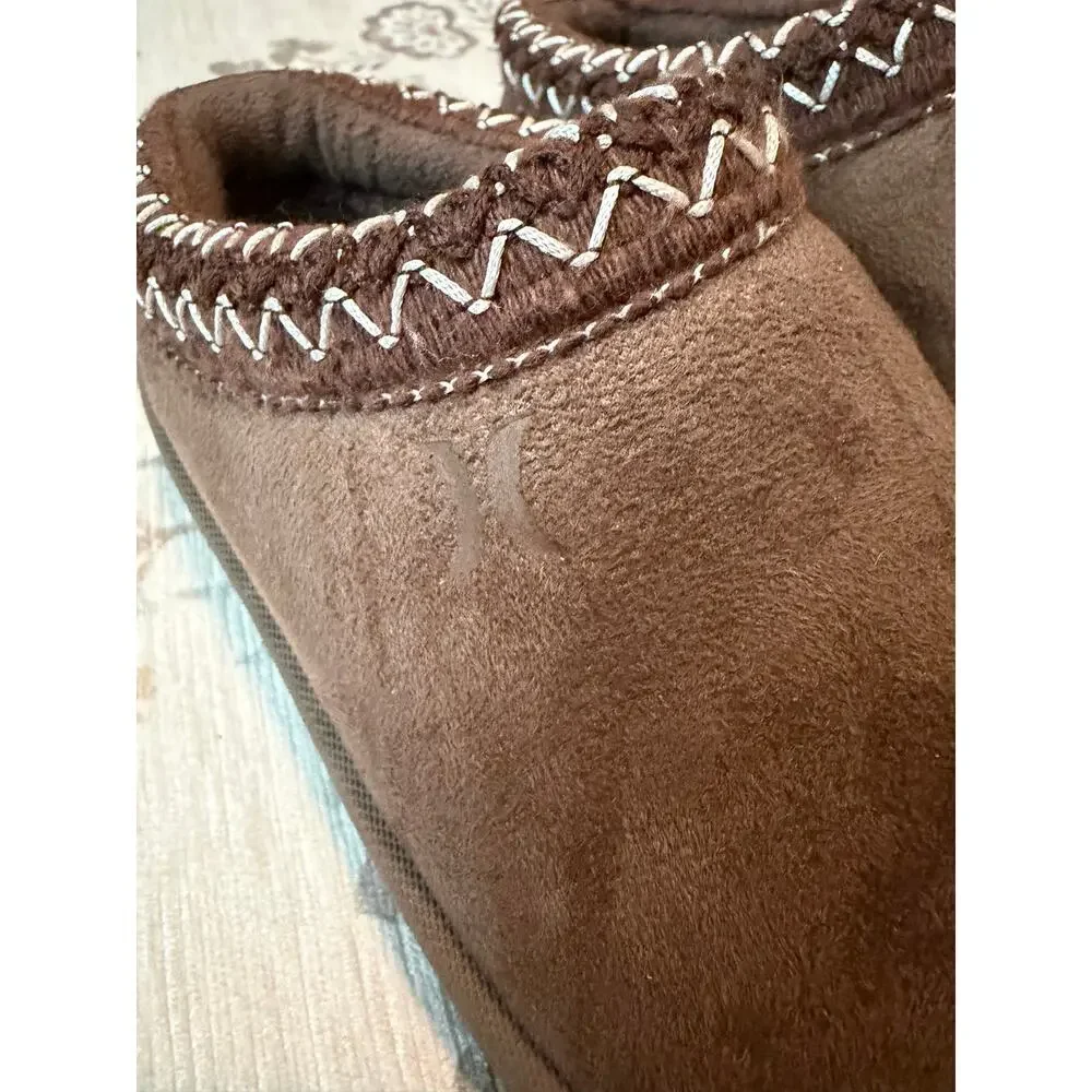 Hurley Kids Modi Slipper Clogs Chestnut Brown Size 12